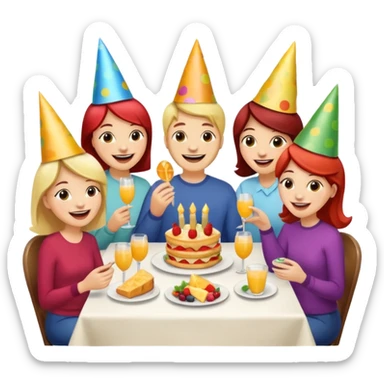 brunch club  sticker