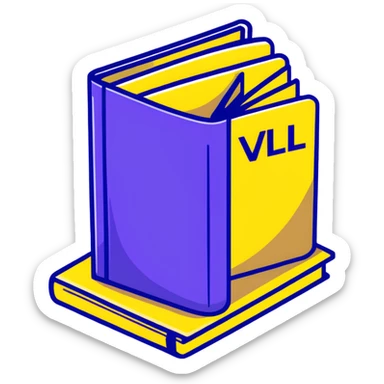 Purple book with "VOL. 5" written on the cover sticker