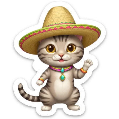 Cats salsa dancing  sticker