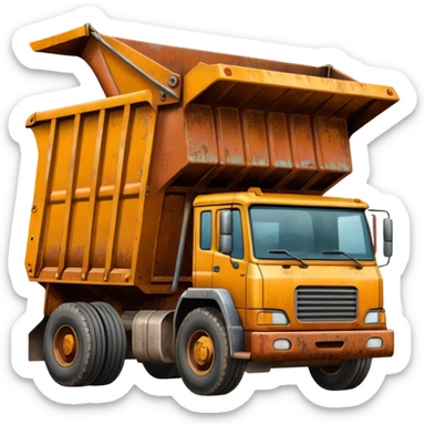 Camión volquete sticker