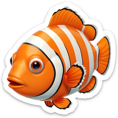Clown fish  sticker
