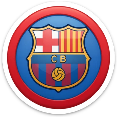 Barcelona logo sticker
