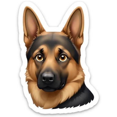 Dog pastor aleman sticker