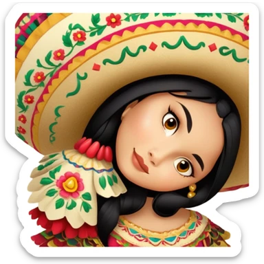 Traditional Costume Enthusiast sticker