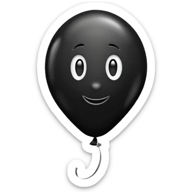 Feliz aniversário 18th black sticker