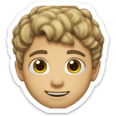 Niño jugando pc sticker