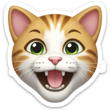 smile cat sticker