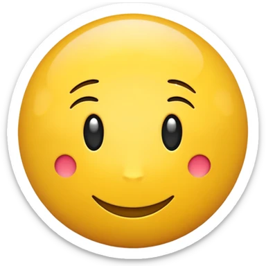 Yellow emoji  sticker
