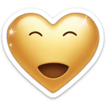 heart with sparkle sticker