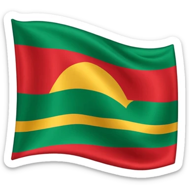 A bandeira do estado do Rio Grande do Sul, Brasil sticker