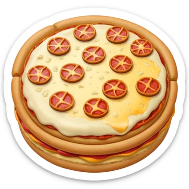 Pizza macaron sticker