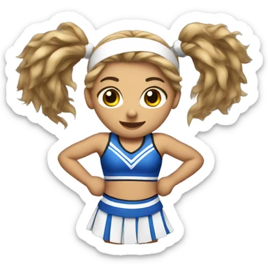 cheerleader sticker