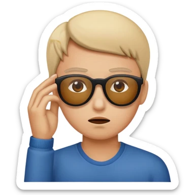 When something's so unbelievable, you gotta lower your shades to check sticker