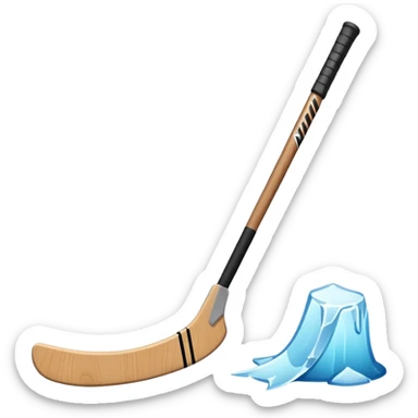 Hockey goalie stick sticker