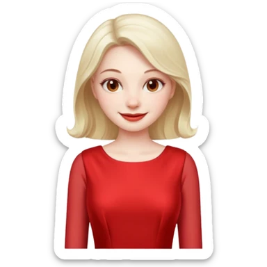 Red Dress Queen sticker