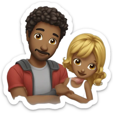 Laink from the duo laink & terracid french youtubeurs sticker