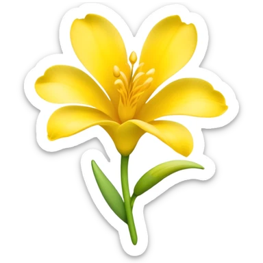 freesia flower sticker