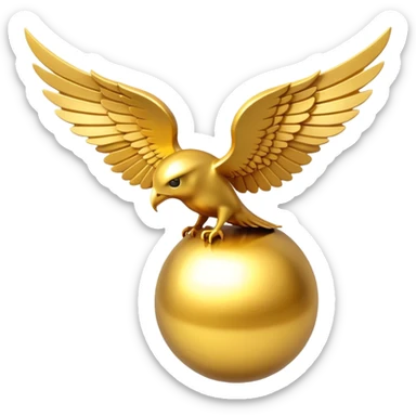 Golden-snitch sticker