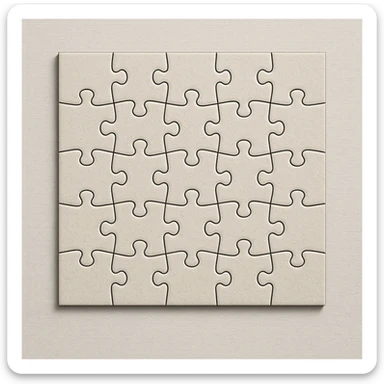 Puzzle sticker