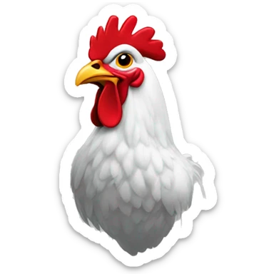Gallo senza testa sticker