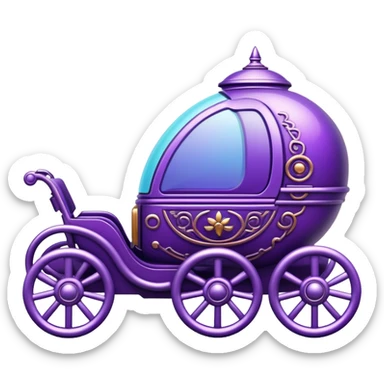 purple chariot to banking and fintech sticker
