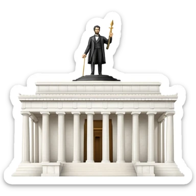 Lincoln Memorial sticker