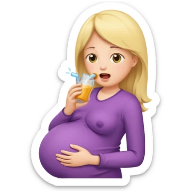 Pregnant women swallowing women whole sticker