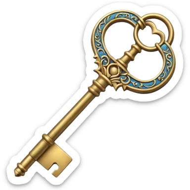 real estate key sticker