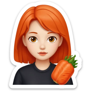 Wearing kimchi girl sticker