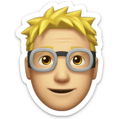 Naruto-avec-des-lunettes-de-soleil sticker