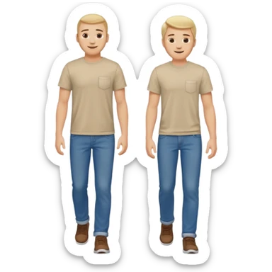 two guys going home sticker