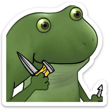 Long sharp metal nail with a flat nail head sticker