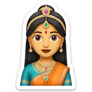 India woman sticker