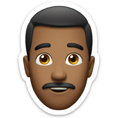 speechless with raise eyebrow sticker