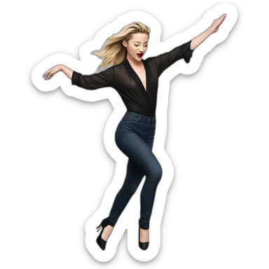 Amber Heard dancing sticker