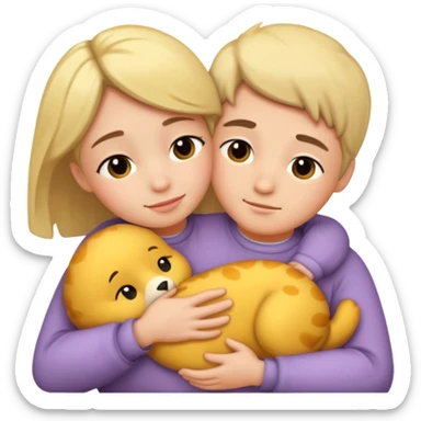 Cuddle sticker