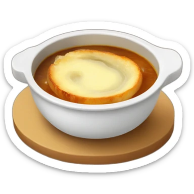 French onion soup sticker