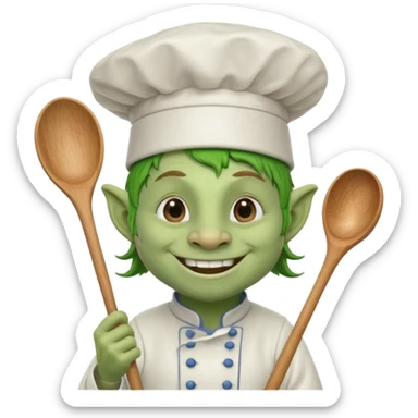 troll the chef sticker