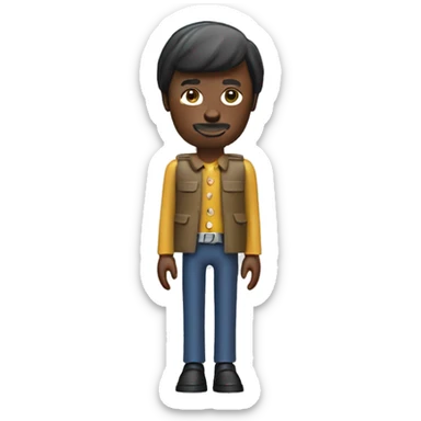 A stereotypical designer as Playmobil figure sticker