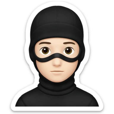  boy lacoste balaclava black lacoste sticker