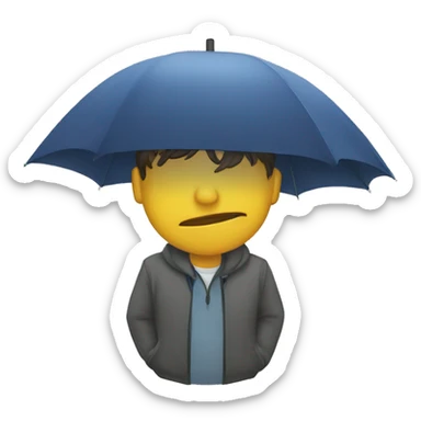 Día lluvioso sticker