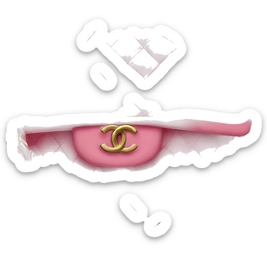 Chanel bag sticker