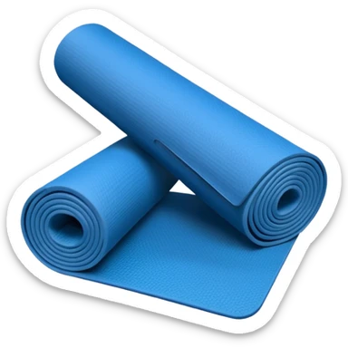 Yoga mat sticker