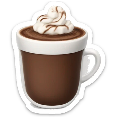 Hot chocolate  sticker
