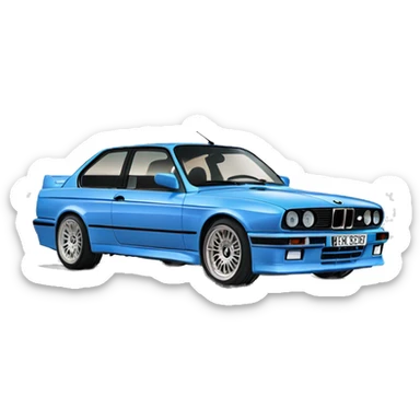 BMW M3 e30  sticker