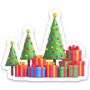 festive mood sticker