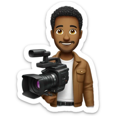 filmmaker cam feliz sticker
