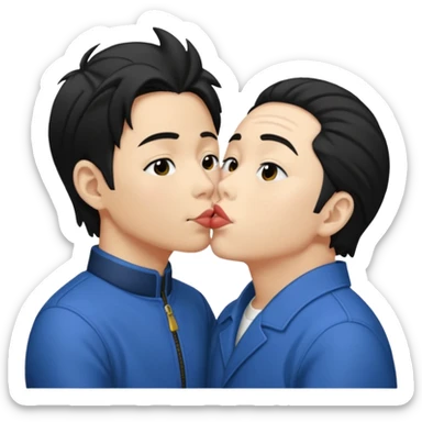 gojo satoru jujutsu kaisen kissing geto suguru sticker