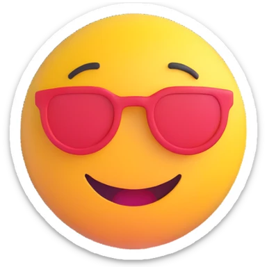 colorful 3D circular emoji with the word 'puszi' in the center in a modern font sticker