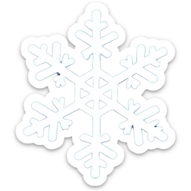 Snowflake  sticker